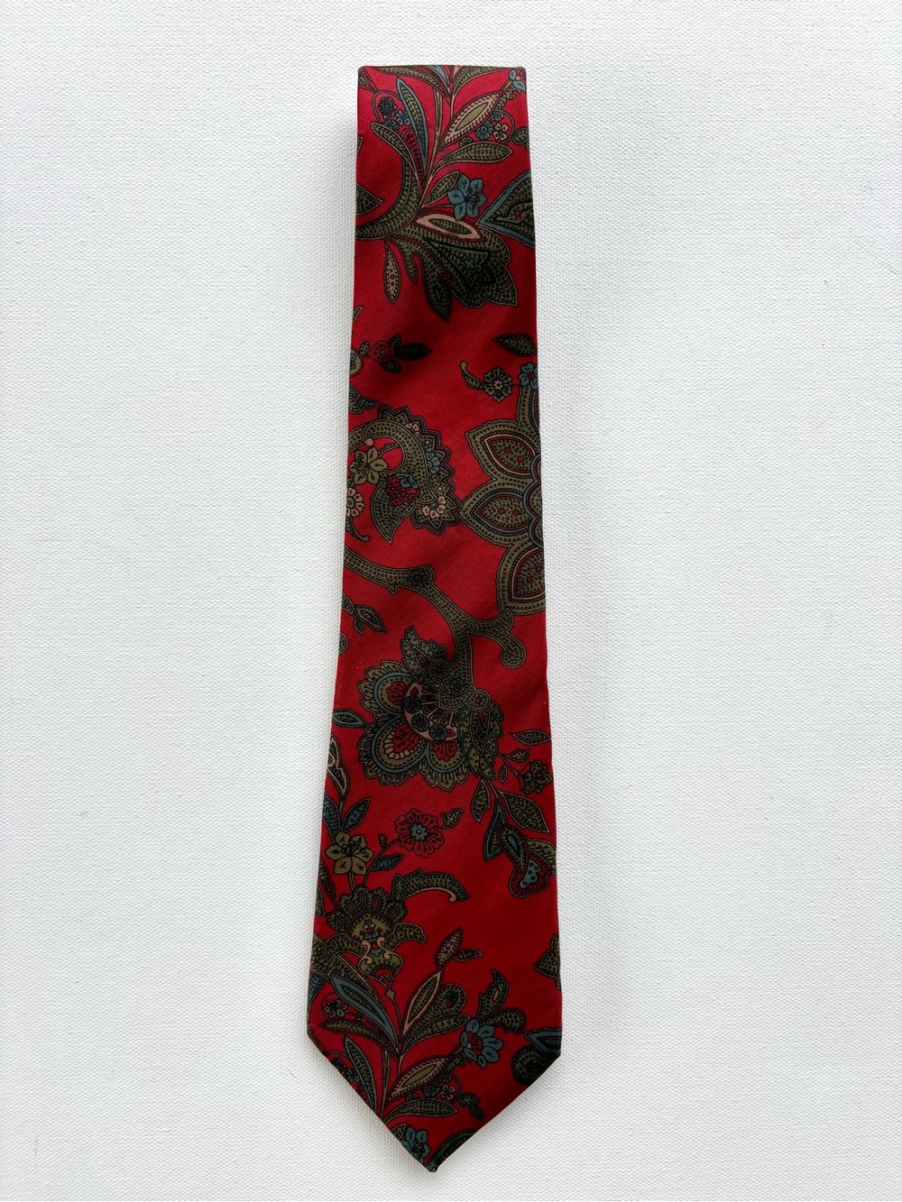Vintage Oscar de la Renta Couture 1980’s Silk Tie